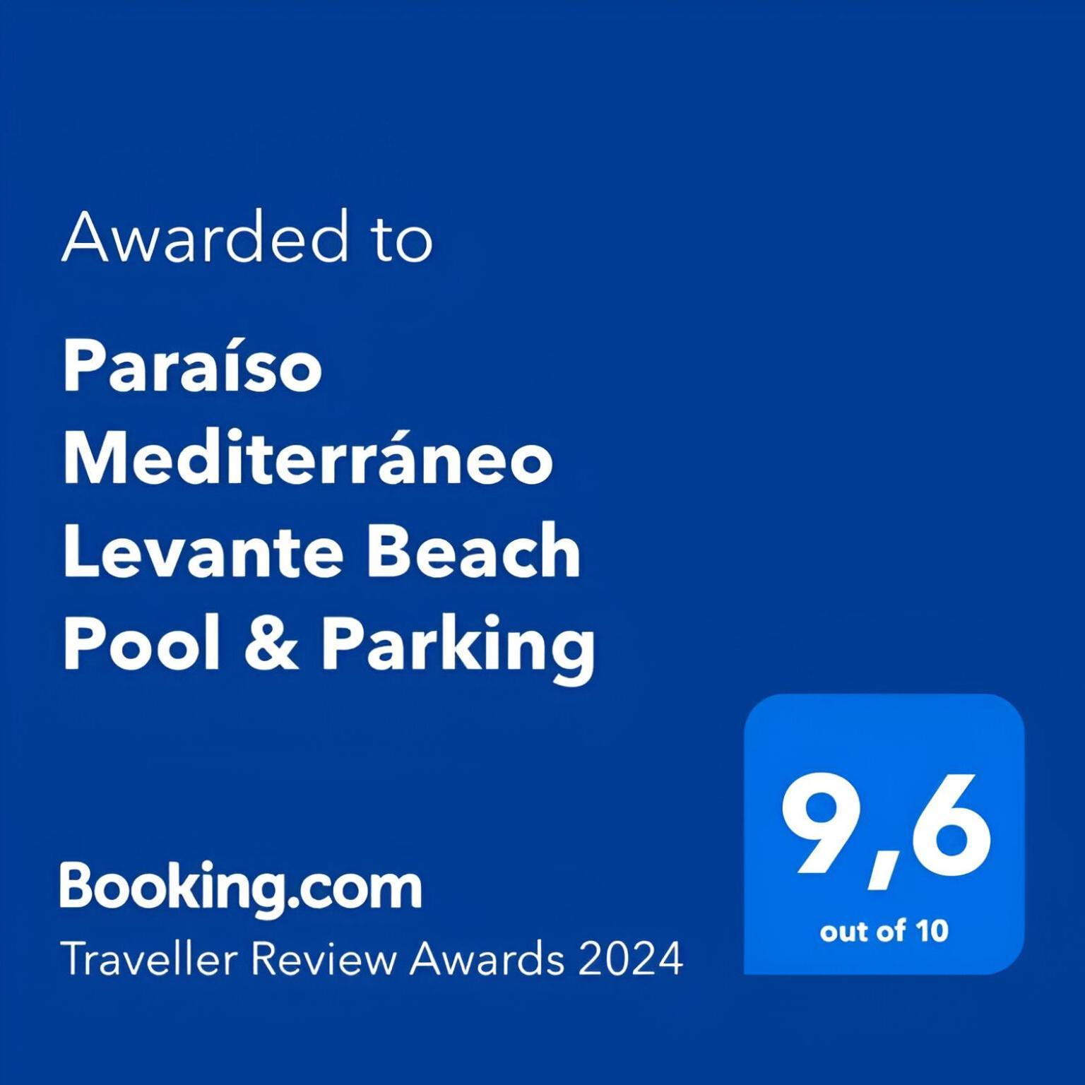 Paraiso Mediterraneo Levante Beach Pool & Parking Benidorm Dış mekan fotoğraf